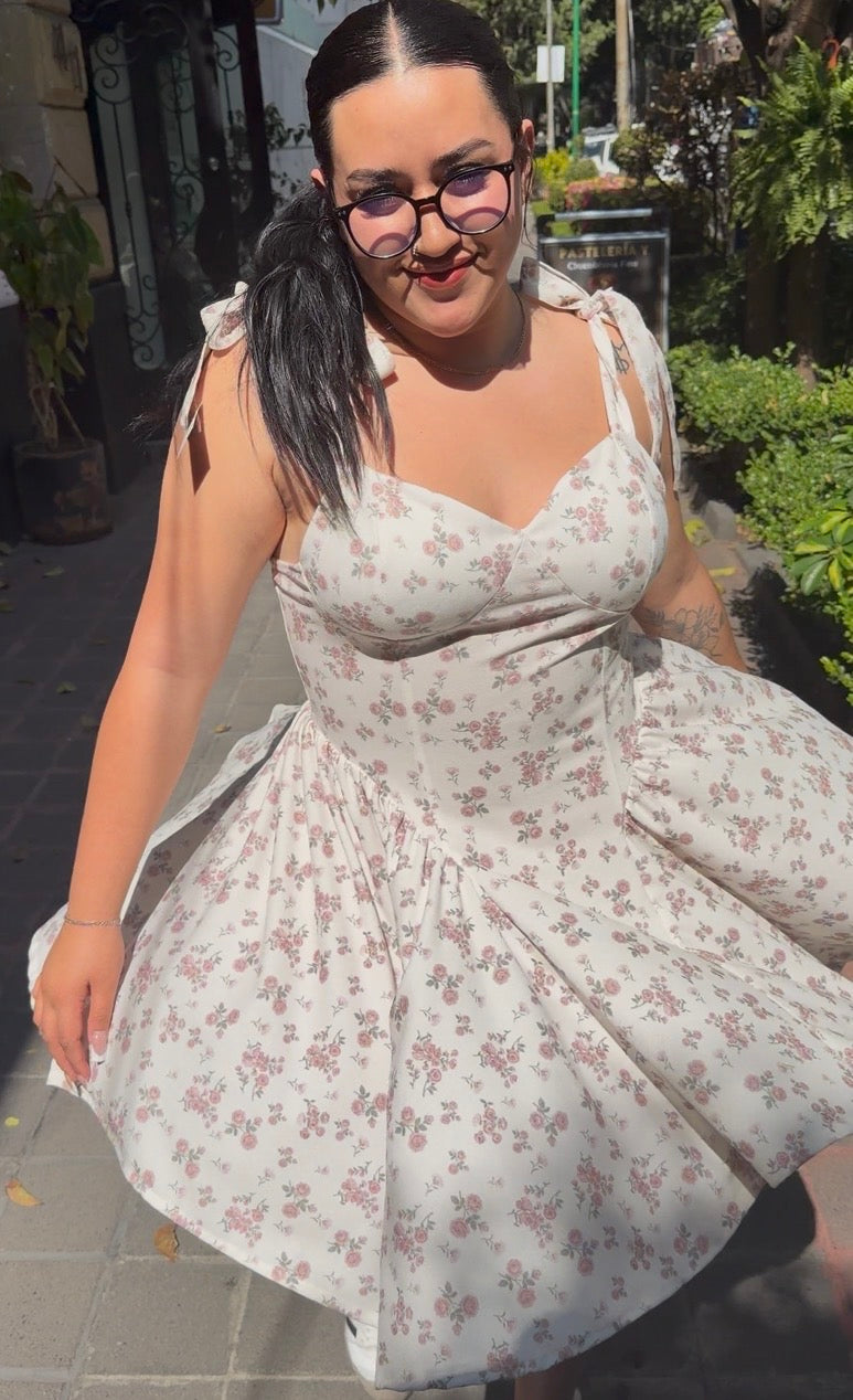 Vestido Magnolia blanco