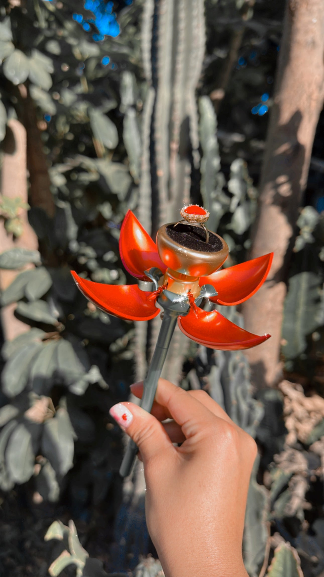 Flor Valentín incluye anillo