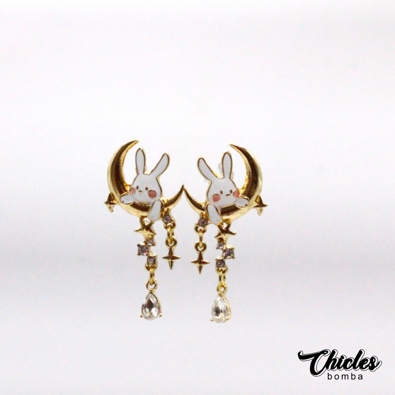 Aretes Conejo Luna