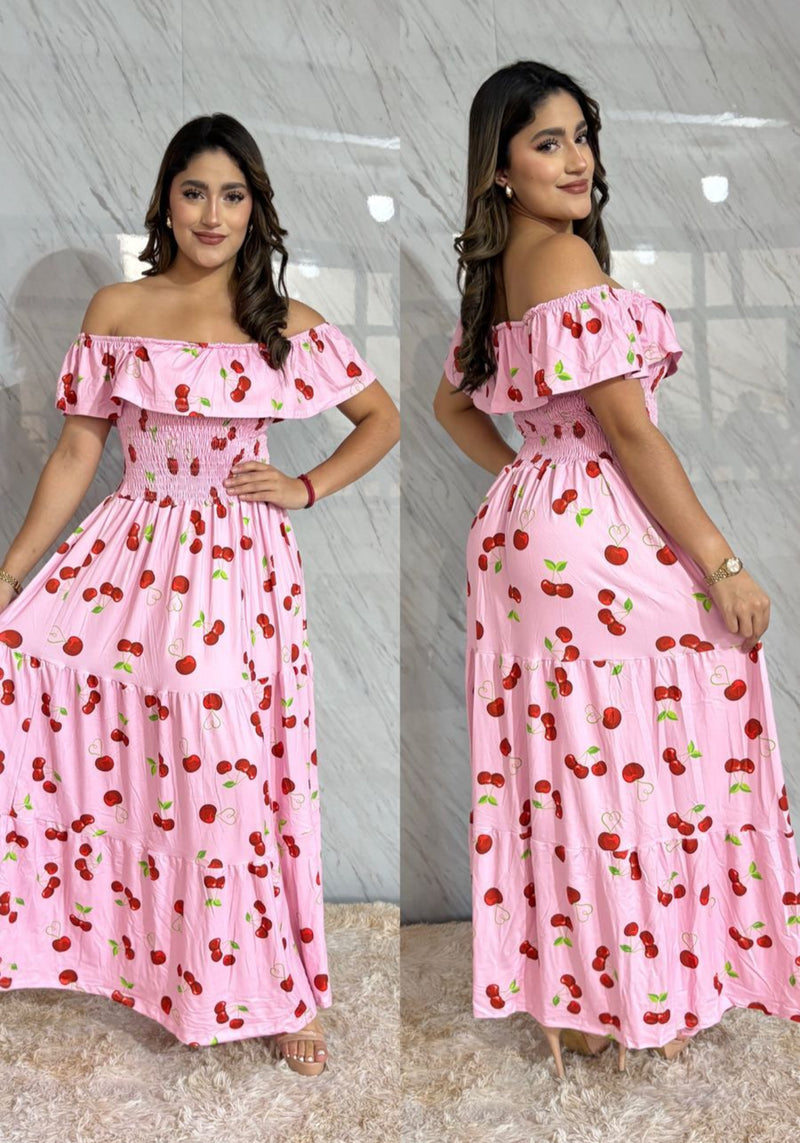 Vestido cereza