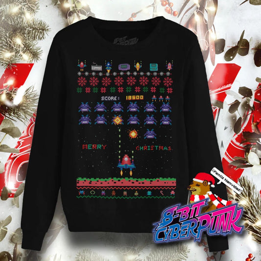 Ugly Sweater Space Invaders Unisex