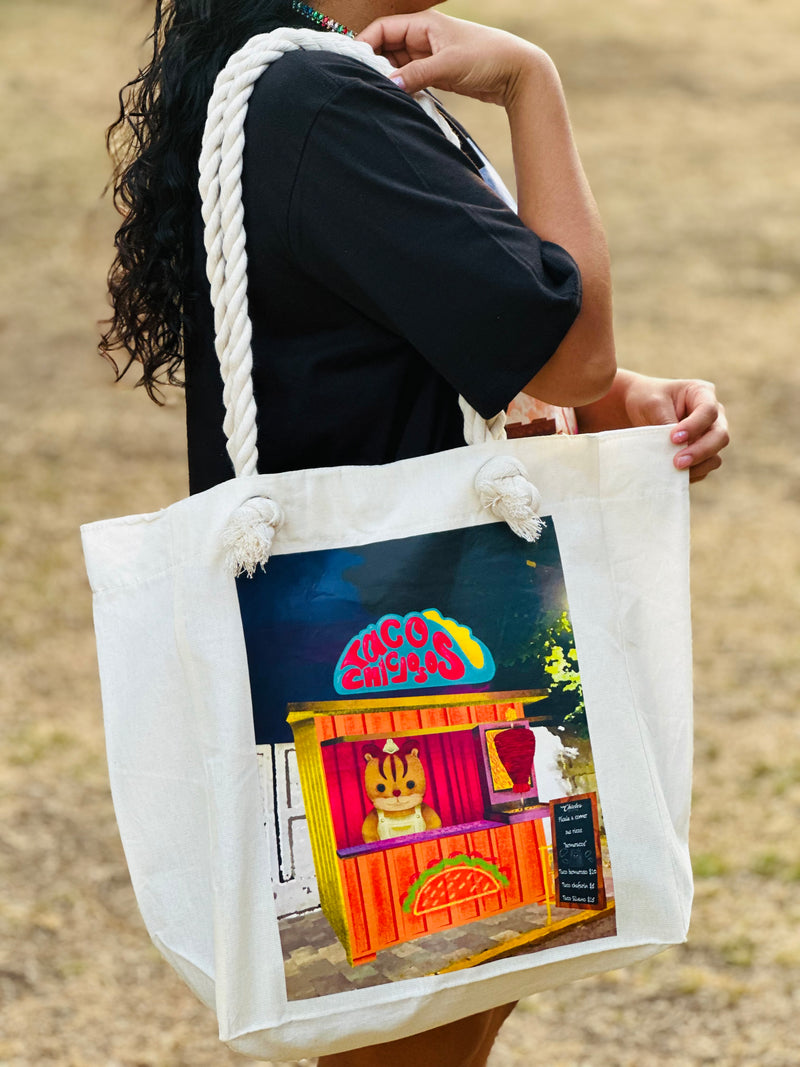 tote bag tacos chicloso