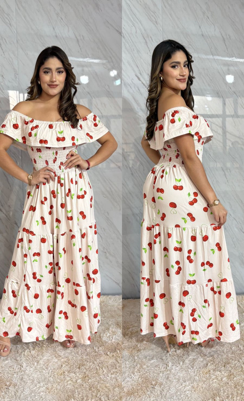 Vestido cereza