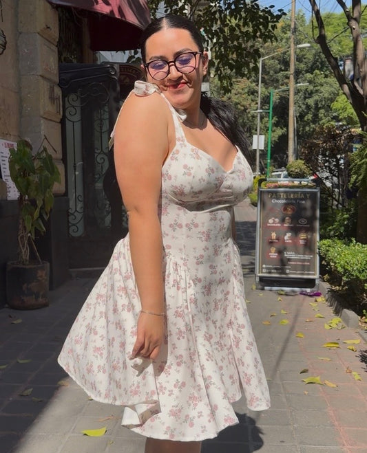 Vestido Magnolia blanco
