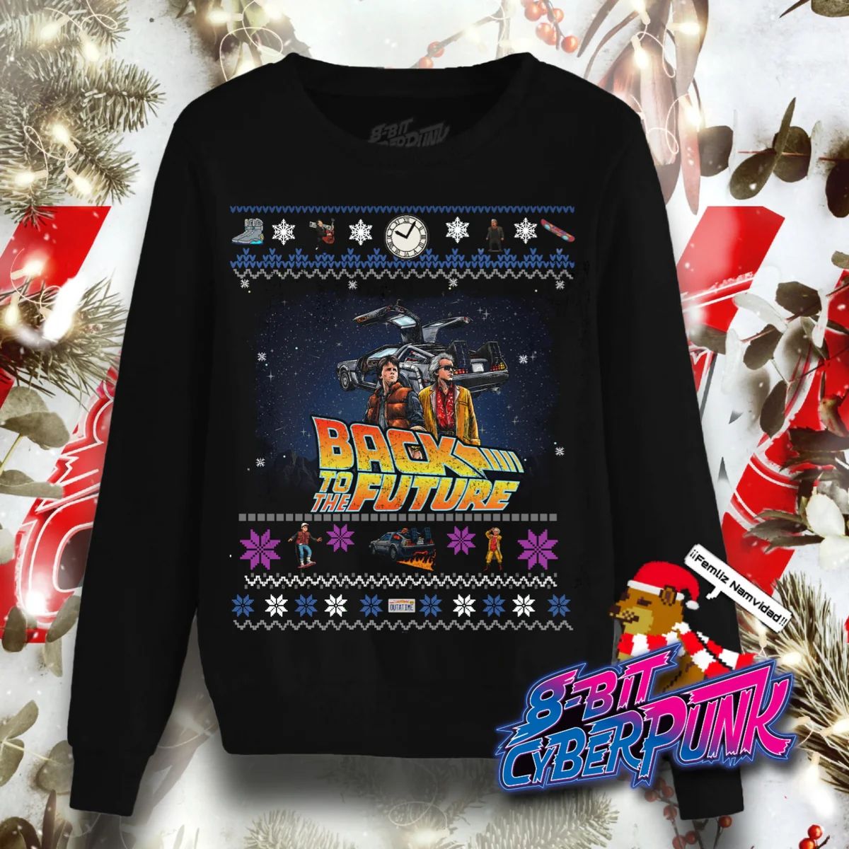 Ugly Sweater Back To The Future