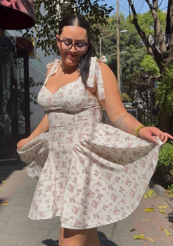 Vestido Magnolia blanco
