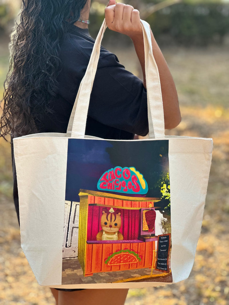 tote bag tacos chicloso