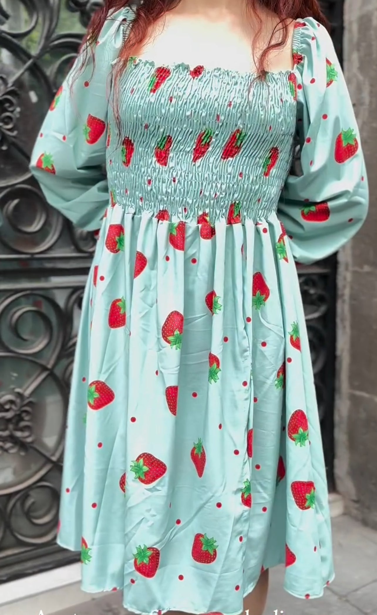 Vestido fresas