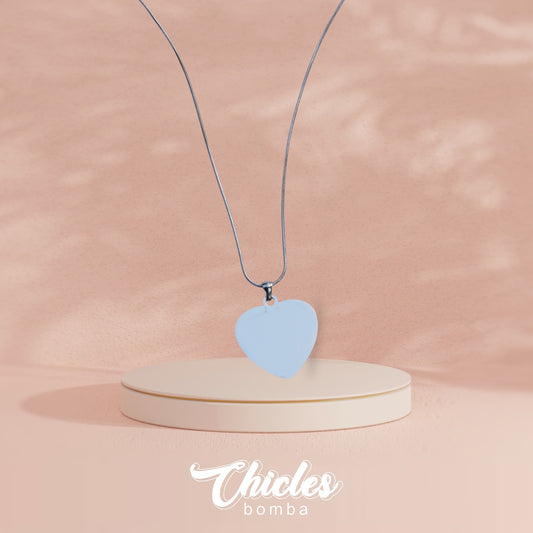 Collar corazón liso