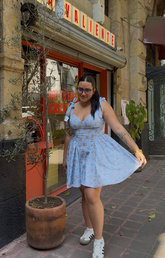 Vestido Magnolia azul