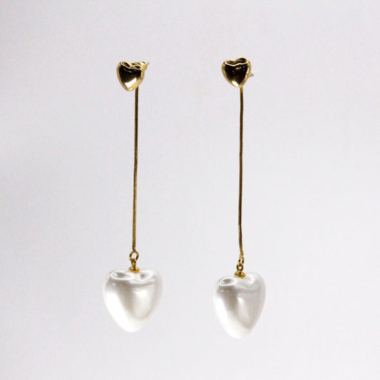 Aretes Corazón de Perla