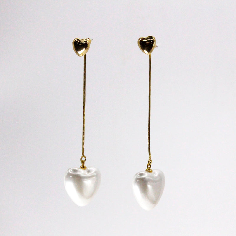 Aretes Corazón de Perla