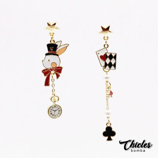 Aretes Conejo Poker