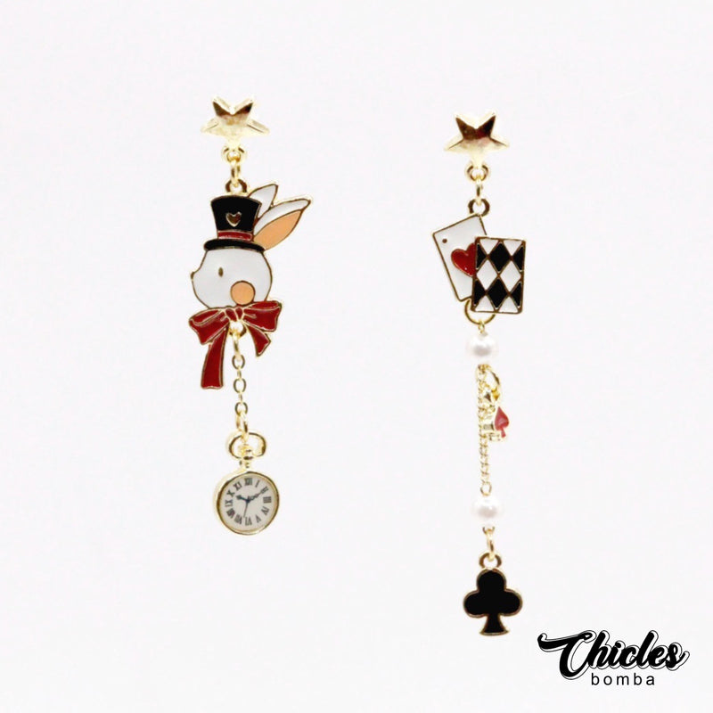 Aretes Conejo Poker