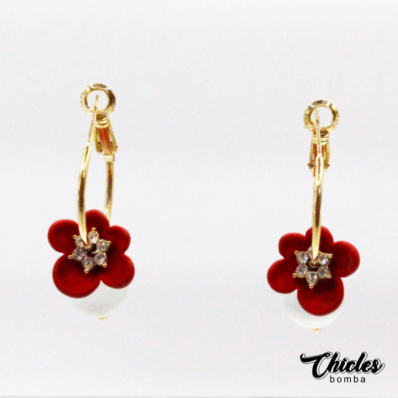 Aretes Flor Arracada