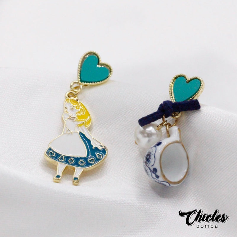 Aretes Alicia con Taza