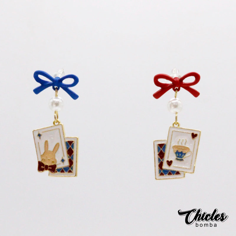 Aretes Cartas Poker