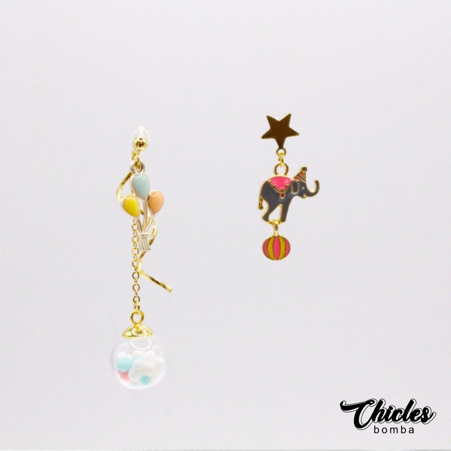 Aretes Elefante Circo