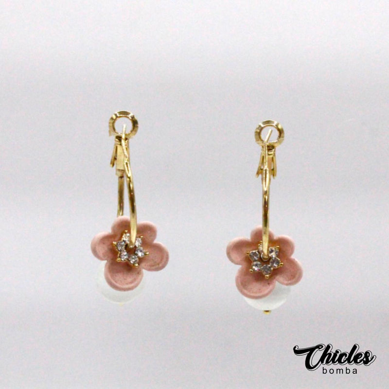 Aretes Flor Arracada