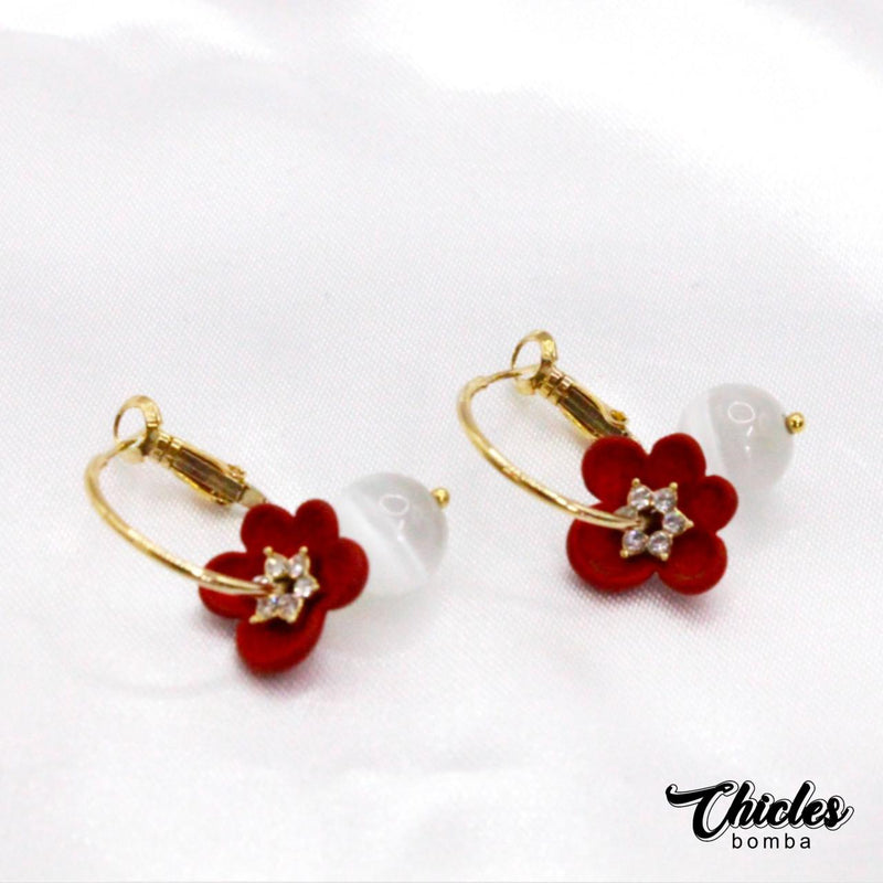 Aretes Flor Arracada